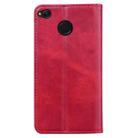 For Xiaomi Redmi 4X Business Stitching Horizontal Flip Leather Case with Double Folding & Bracket & Card Slots & Photo Frame & Wallet(Red) - 3