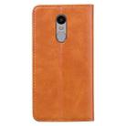 For Xiaomi Redmi Note 4 / Note 4 X Business Stitching Horizontal Flip Leather Case with Double Folding & Bracket & Card Slots & Photo Frame & Wallet(Brown) - 2