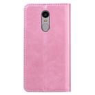 For Xiaomi Redmi Note 4 / Note 4 X Business Stitching Horizontal Flip Leather Case with Double Folding & Bracket & Card Slots & Photo Frame & Wallet(Rose Gold) - 3