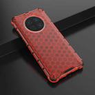 For Huawei Mate 40 Shockproof Honeycomb PC + TPU Protective Case(Red) - 1