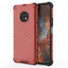 For Huawei Enjoy 20 Plus Shockproof Honeycomb PC + TPU Protective Case(Red) - 1