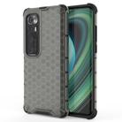 For Xiaomi Mi 10 Ultra Shockproof Honeycomb PC + TPU Protective Case(Black) - 1