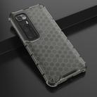 For Xiaomi Mi 10 Ultra Shockproof Honeycomb PC + TPU Protective Case(Black) - 2