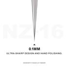 Mijing NZ-16 Non-Magnetic Ultralight 0.1mm Titanium Alloy Tweezers - 2