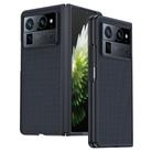 For Tecno Phantom V Fold2 Ultra-thin Carbon Fiber Texture Printing Phone Case(Black) - 1