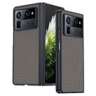 For Tecno Phantom V Fold2 Ultra-thin Carbon Fiber Texture Printing Phone Case(Gold) - 1