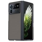 For Tecno Phantom V Fold2 Ultra-thin Carbon Fiber Texture Printing Phone Case(Gold) - 2
