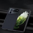 For Tecno Phantom V Fold2 Ultra-thin Carbon Fiber Texture Printing Phone Case(Gold) - 3