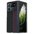 For Tecno Phantom V Fold2 Ultra-thin Carbon Fiber Texture Printing Phone Case(Black Red) - 2