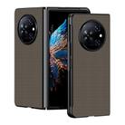 For Tecno Phantom V Fold Ultra-thin Carbon Fiber Texture Printing Phone Case(Gold) - 1