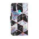 For Huawei P Smart(2020) Coloured Drawing Pattern Horizontal Flip PU Leather Case with Holder & Card Slots & Wallet & Lanyard(Black Marble) - 3