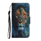 For Huawei P40 Lite Coloured Drawing Pattern Horizontal Flip PU Leather Case with Holder & Card Slots & Wallet & Lanyard(Lion) - 2