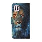 For Huawei P40 Lite Coloured Drawing Pattern Horizontal Flip PU Leather Case with Holder & Card Slots & Wallet & Lanyard(Lion) - 3