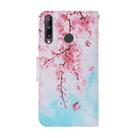 For Huawei P40 Lite E / Y7P Coloured Drawing Pattern Horizontal Flip PU Leather Case with Holder & Card Slots & Wallet & Lanyard(Cherry Blossoms) - 3