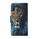 For Huawei P40 Lite E / Y7P Coloured Drawing Pattern Horizontal Flip PU Leather Case with Holder & Card Slots & Wallet & Lanyard(Lion) - 3