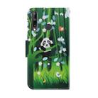 For Huawei P40 Lite E / Y7P Coloured Drawing Pattern Horizontal Flip PU Leather Case with Holder & Card Slots & Wallet & Lanyard(Panda) - 3