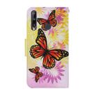 For Huawei P40 Lite E / Y7P Coloured Drawing Pattern Horizontal Flip PU Leather Case with Holder & Card Slots & Wallet & Lanyard(Chrysanthemum Butterfly) - 3