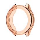 For Garmin Forerunner 570 42mm Half Coverage Hollow TPU Watch Protective Cover(Transparent Orange) - 1