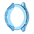 For Garmin Forerunner 970 Half Coverage Hollow TPU Watch Protective Cover(Transparent Blue) - 1