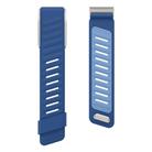 For WHOOP 5.0 Electrocardiogram Silicone Sports Watch Band(Dark Blue+Light Blue) - 3