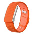 For WHOOP 5.0 Electrocardiogram Silicone Sports Watch Band(Orange+Light Orange) - 1