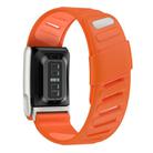 For WHOOP 5.0 Electrocardiogram Silicone Sports Watch Band(Orange+Light Orange) - 2