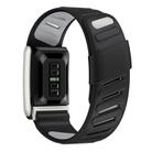 For WHOOP 5.0 Regular Silicone Sports Watch Band(Black+Light Grey) - 2