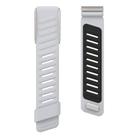 For WHOOP 5.0 Regular Silicone Sports Watch Band(Light Grey+Black) - 3