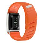 For WHOOP 5.0 Regular Silicone Sports Watch Band(Orange+Light Orange) - 2