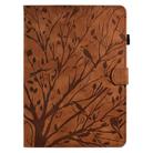 For Xiaomi Redmi Pad 2 Fortune Tree Embossed Leather Smart Tablet Case(Brown) - 2