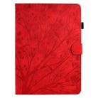 For Xiaomi Redmi Pad 2 Fortune Tree Embossed Leather Smart Tablet Case(Red) - 2
