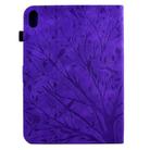 For Xiaomi Redmi Pad 2 Fortune Tree Embossed Leather Smart Tablet Case(Purple) - 3