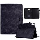 For Xiaomi Redmi Pad 2 Fortune Tree Embossed Leather Smart Tablet Case(Black) - 1