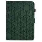For Xiaomi Redmi Pad 2 Rhombus TPU Smart Leather Tablet Case(Green) - 2