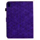 For Xiaomi Redmi Pad 2 Rhombus TPU Smart Leather Tablet Case(Purple) - 3