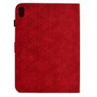 For Xiaomi Redmi Pad 2 Rhombus TPU Smart Leather Tablet Case(Red) - 3