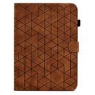 For Xiaomi Redmi Pad 2 Rhombus TPU Smart Leather Tablet Case(Brown) - 2