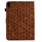 For Xiaomi Redmi Pad 2 Rhombus TPU Smart Leather Tablet Case(Brown) - 3