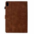 For Xiaomi Redmi Pad 2 Cats Embossed Leather Smart Tablet Case(Brown) - 3