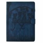 For Xiaomi Redmi Pad 2 Cats Embossed Leather Smart Tablet Case(Dark Blue) - 2