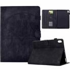 For Xiaomi Redmi Pad 2 Cats Embossed Leather Smart Tablet Case(Black) - 1