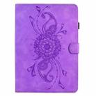 For Xiaomi Redmi Pad 2 Mandala Embossed Smart Leather Tablet Case(Light Purple) - 2