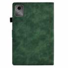 For Lenovo Xiaoxin Pad 11 2025 Peony Butterfly Embossed Leather Smart Tablet Case(Green) - 3