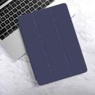 For iPad 9.7 (2018) & (2017) WIWU Ultra-thin 3-folding Horizontal Flip PU Leather + TPU Case with Holder & Wake-up / Sleep Function(Blue) - 1