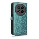 For Meizu Note 16 Honeycomb Dot Texture Leather Phone Case(Green) - 3