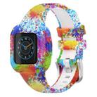 For GarminFit JR3 / Garmin Vivofit JR 3 xDfind Steel Buckle Printed Silicone Watch Band(Painted) - 1