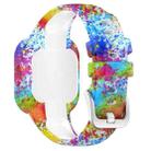 For GarminFit JR3 / Garmin Vivofit JR 3 xDfind Steel Buckle Printed Silicone Watch Band(Painted) - 2