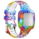 For GarminFit JR3 / Garmin Vivofit JR 3 xDfind Steel Buckle Printed Silicone Watch Band(Painted) - 3