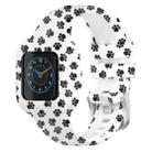 For GarminFit JR3 / Garmin Vivofit JR 3 xDfind Steel Buckle Printed Silicone Watch Band(Footprint) - 1