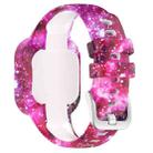 For GarminFit JR3 / Garmin Vivofit JR 3 xDfind Steel Buckle Printed Silicone Watch Band(Starry Sky) - 2